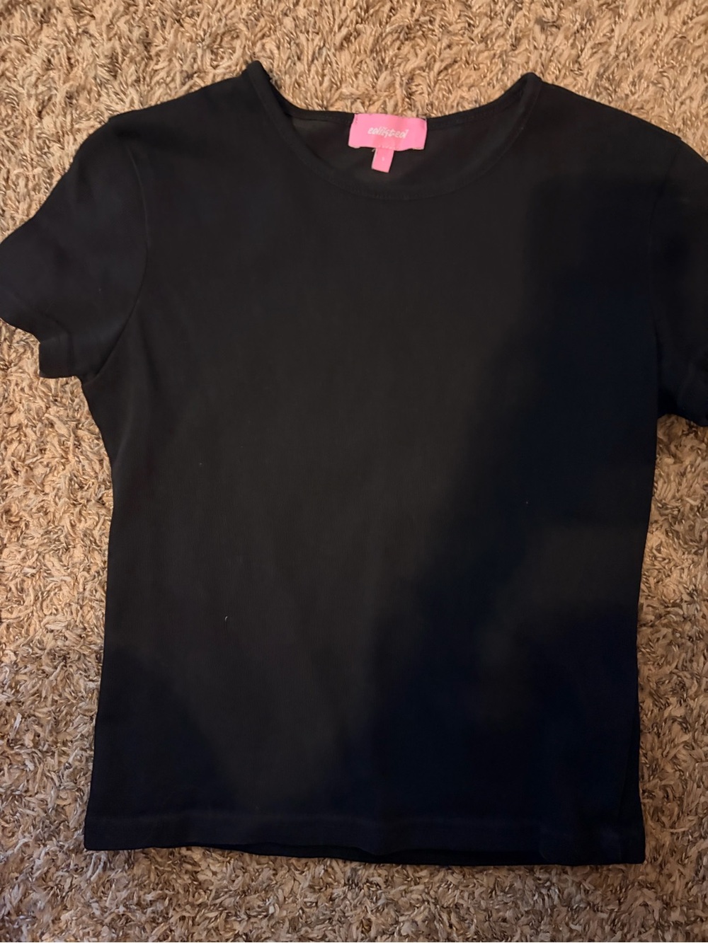 Edikted Black Short Sleeve Tee